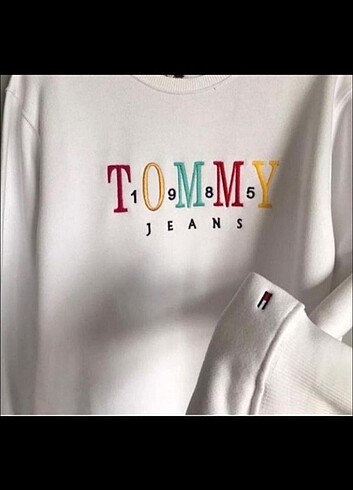 xl Beden Tommy Hilfiger orjinal sweatshirt 
