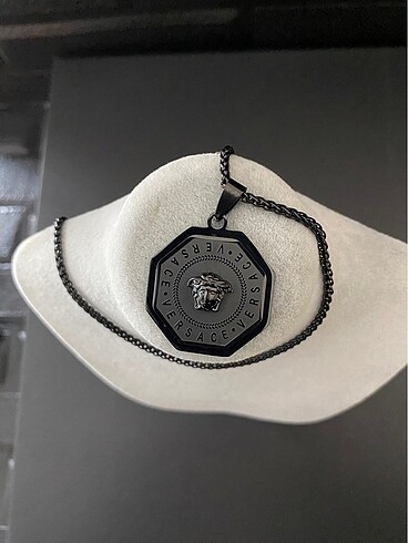 geometrik model çelik kolye - Görsel 5