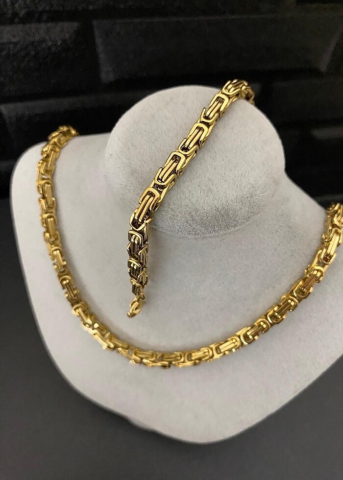 Yeni sezon kral kolye bileklik set - Görsel 3