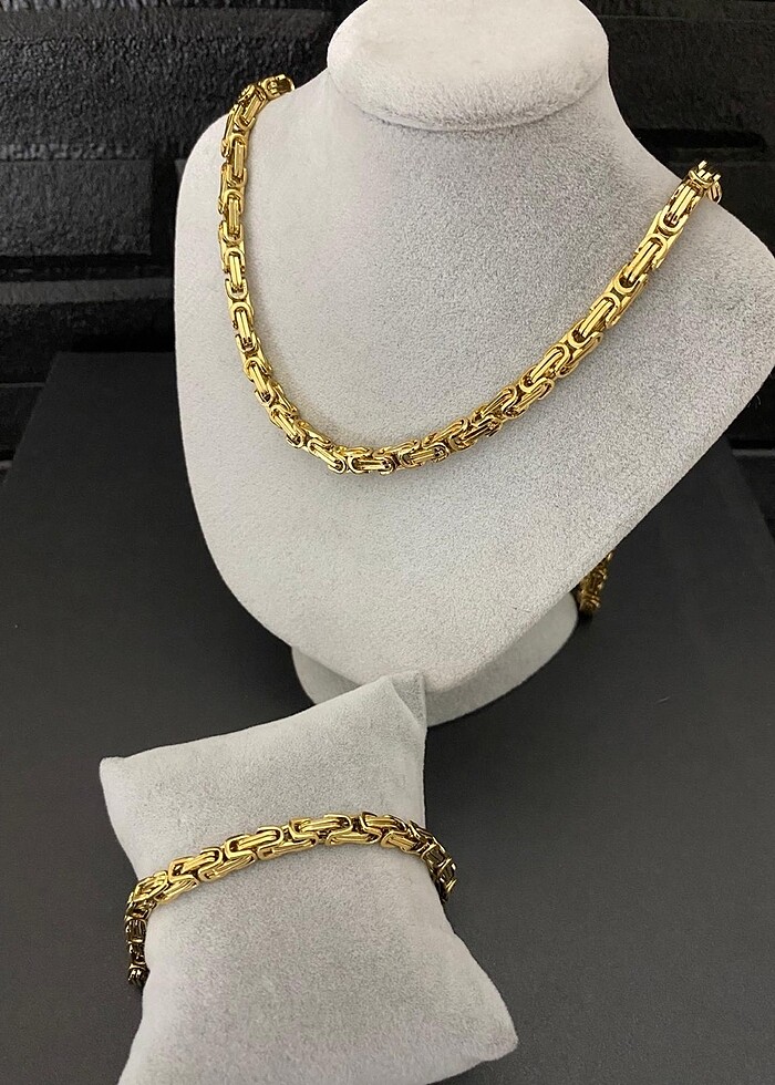 Yeni sezon kral kolye bileklik set - Görsel 4