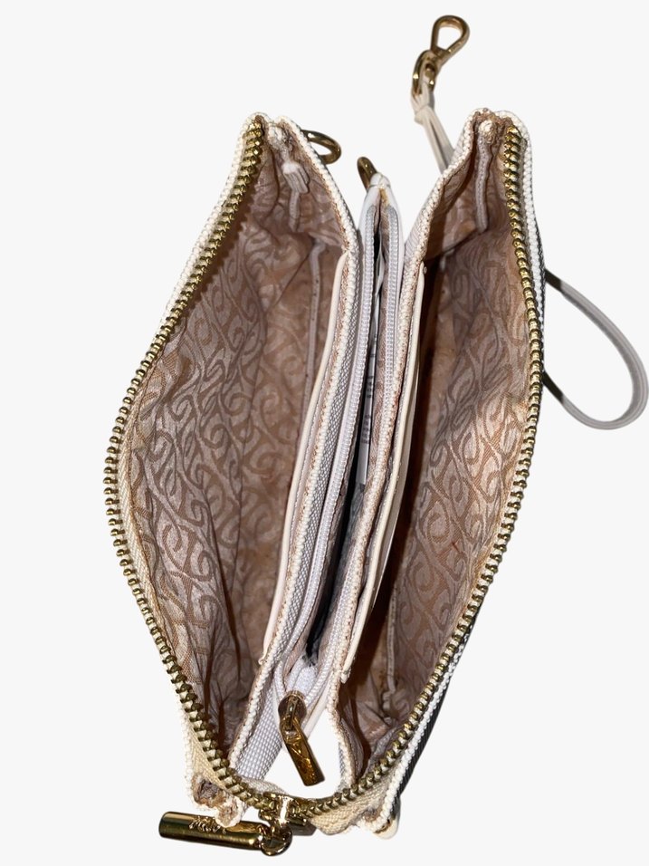 Beyaz Fermuarlı Kadın Çanta - Görsel 2