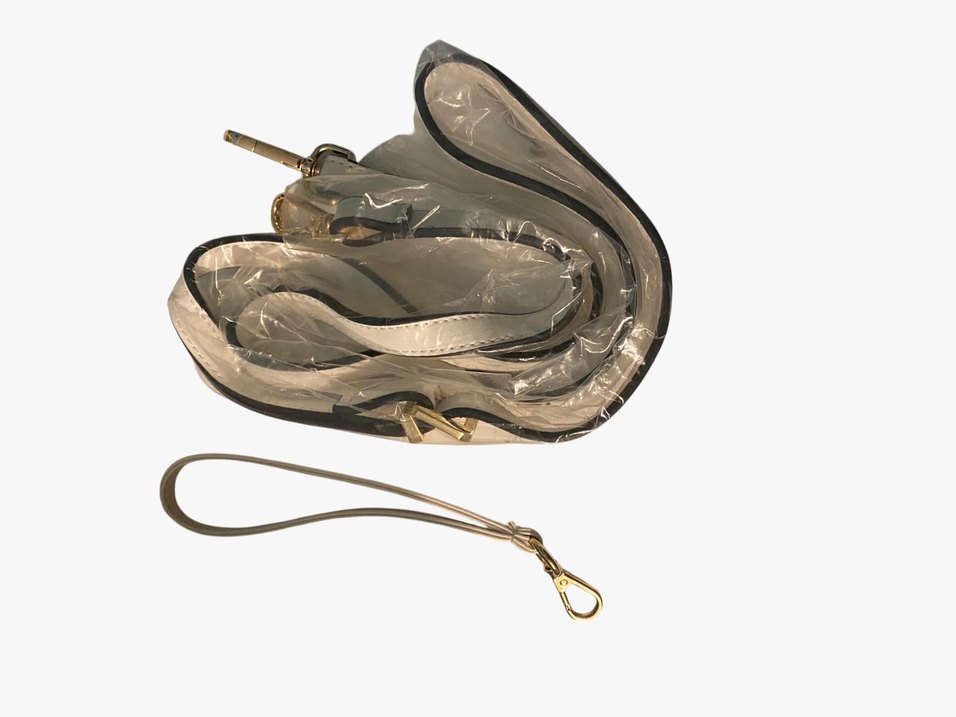 Beyaz Fermuarlı Kadın Çanta - Görsel 3