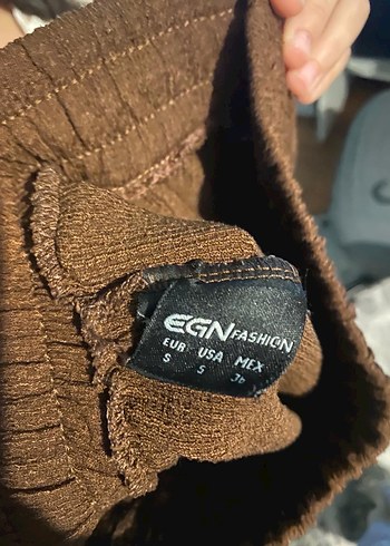 Kadın Kahverengi Pamuklu Salaş Pantolon - Görsel 2