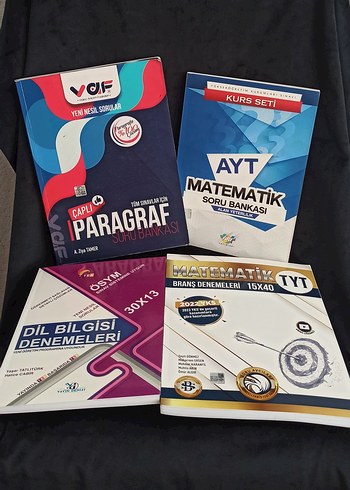 YKS TYT AYT TEST KİTAPLARI VE DENEMELER