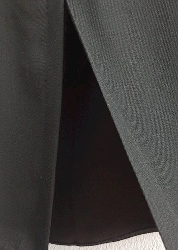 Kadın Siyah Düz Dar Etek - Görsel 3