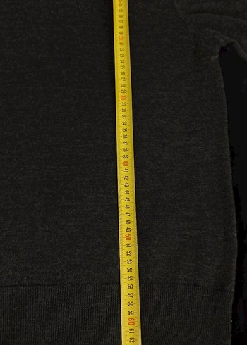 Erkek Antrasit Gri Triko Kazak - Görsel 6