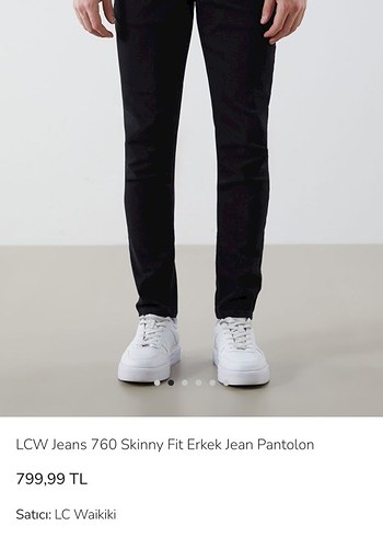 LCW Jeans Skinny Fit Siyah Erkek Jeans Pantolon - Görsel 2
