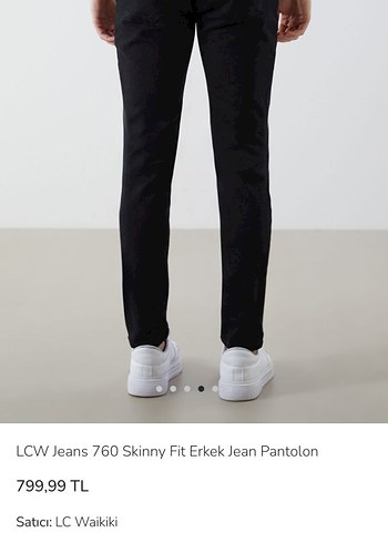 LCW Jeans Skinny Fit Siyah Erkek Jeans Pantolon - Görsel 3