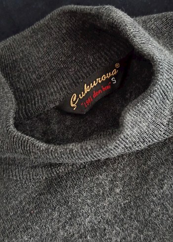 Erkek Antrasit Gri Triko Kazak - Görsel 5