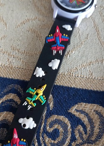 Renkli Nakışlı Erkek Çocuk Kol Saati - Görsel 4