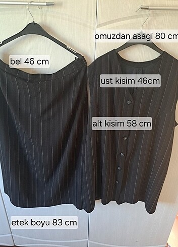 Şık takim etek yelek
