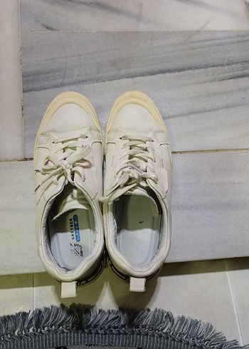 Greyder Ekru Bagcikli Gunluk Sneaker