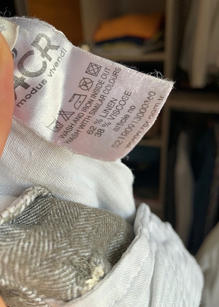 Keten pantolon - Görsel 2