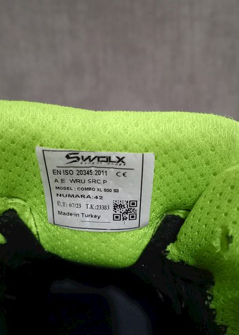 Swolx S3 Erkek iş Ayakkabısı 42 numara - Görsel 5