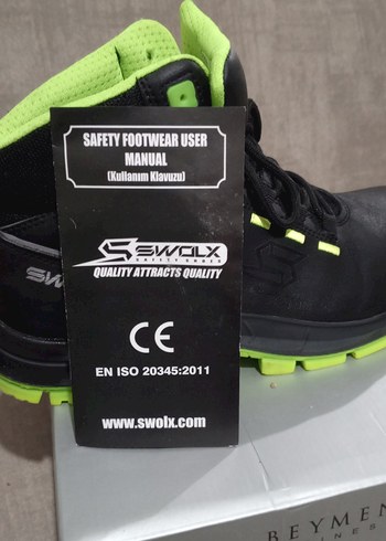 Swolx S3 Erkek iş Ayakkabısı 42 numara - Görsel 14
