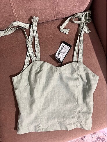 Mint yeşili büstiyer