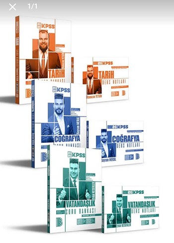 KPSS Tarih, Coğrafya ve Vatandaşlık Kitap Seti