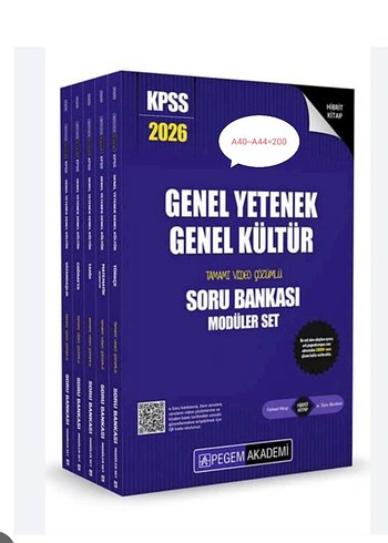 KPSS 2026 Genel Yetenek Genel Kültür Soru Bankası Seti