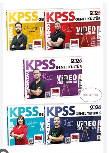 2026 KPSS Video Ders Notları Seti