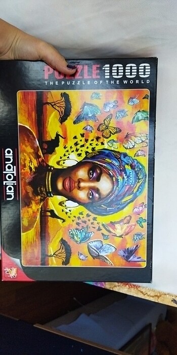 Etnik kadın puzzle 1000 parçalı 