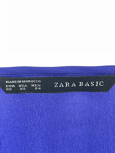 xs Beden mor Renk Zara Bluz %70 İndirimli.