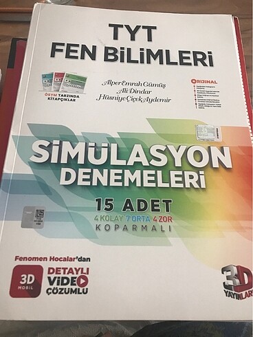 tyt fen 3D denemeleri