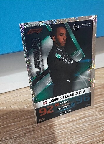  Beden Lewis Hamilton Platinum Limited Edition Kart 
