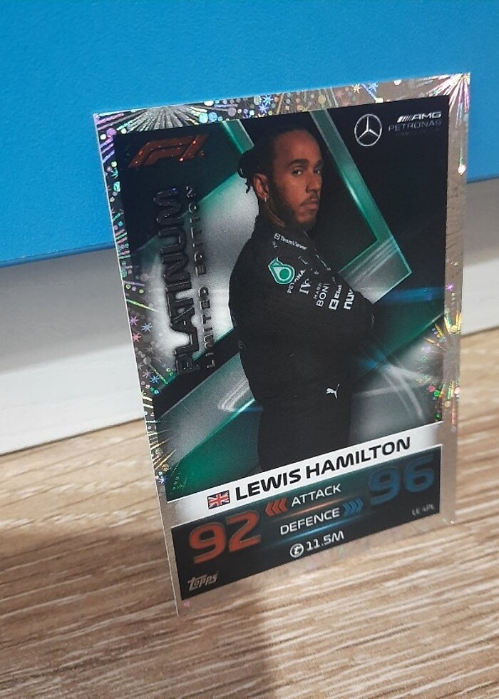 Lewis Hamilton Platinum Limited Edition Kart  - Görsel 3