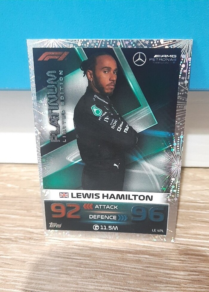 Lewis Hamilton Platinum Limited Edition Kart  - Görsel 2