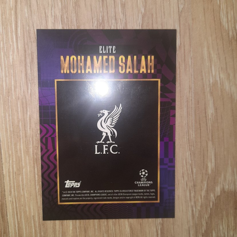 Mohamed Salah Elite Topps Kartı - Görsel 2