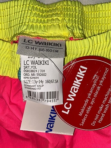 13-14 Yaş Beden Waikiki çocuk mayo şort