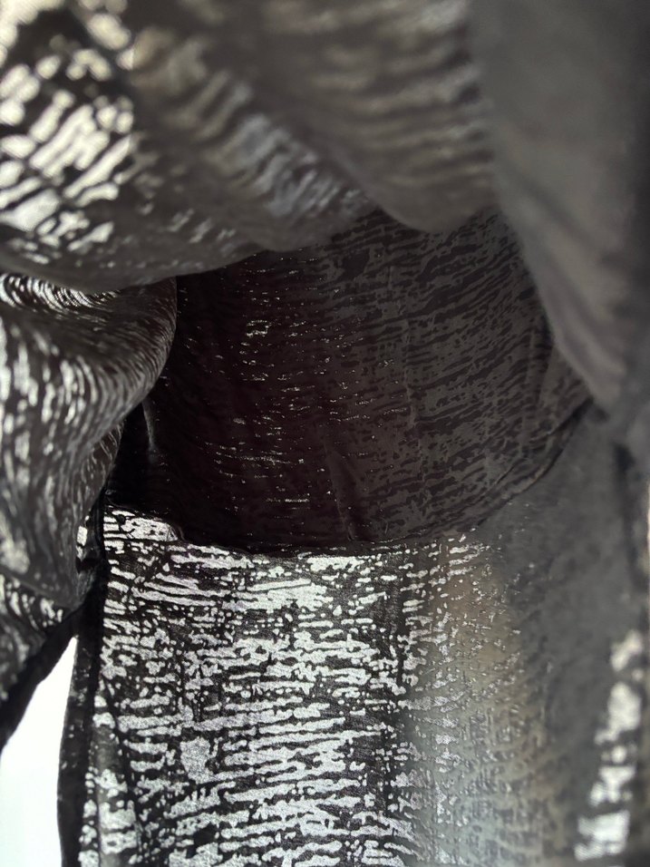 Gri Uzun yırtmaçlı Etek - Görsel 4