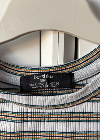 Çizgili Kadın Tişört - Görsel 2