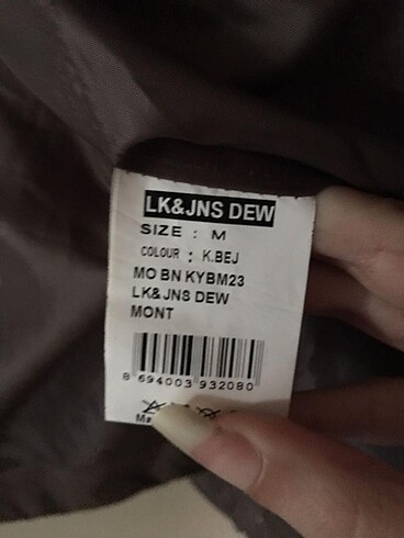 m Beden Kahverengi mont