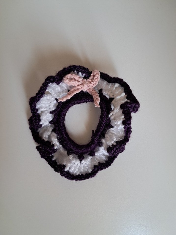 Bohem Çok Renkli Örgü Saç Tokası - Görsel 2