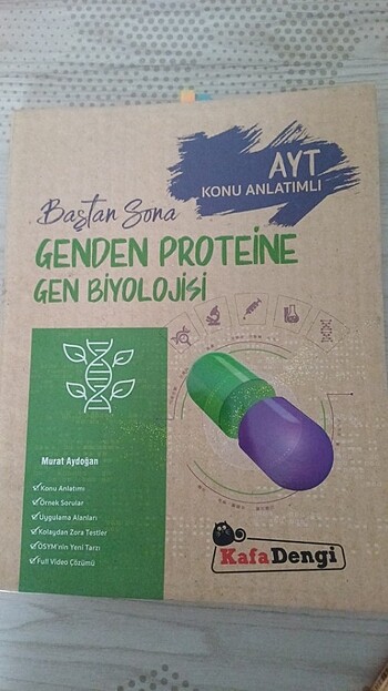 Ayt biyoloji genden proteine konu anlatım föyü