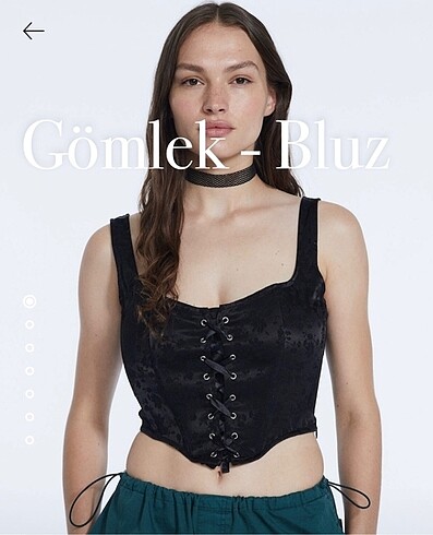 Stradivarius Korse Top