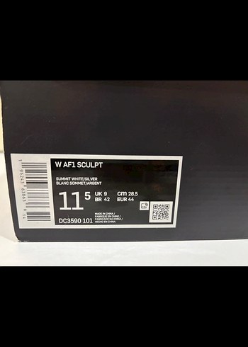 Gümüş Logolu Bilekli Air Force 1 - Görsel 4