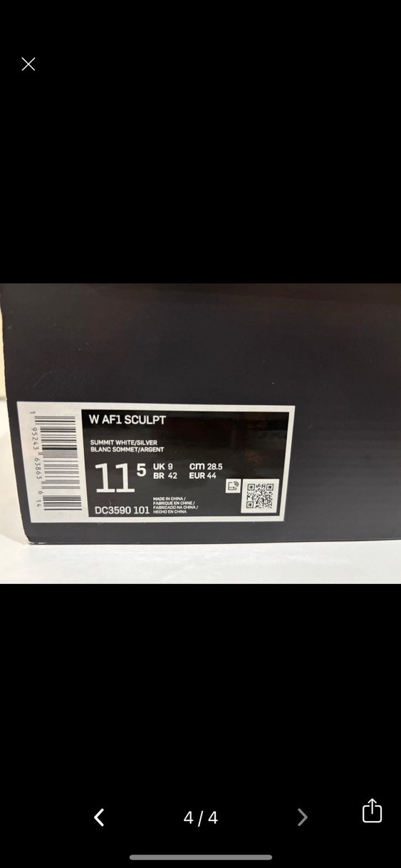 Gümüş Logolu Bilekli Air Force 1 - Görsel 4