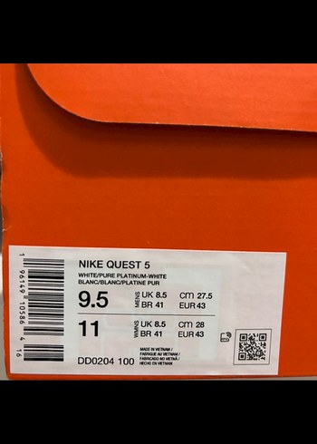 Nike Beyaz Quest 5 Erkek Spor Ayakkabısı - Görsel 6