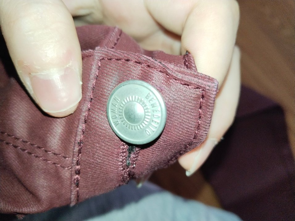 mürdüm renk kadın pantolon - Görsel 2