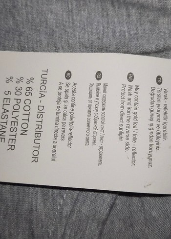 Kız Çocuk kadın Gri Kısa Kollu Baskılı Tişört - Görsel 3