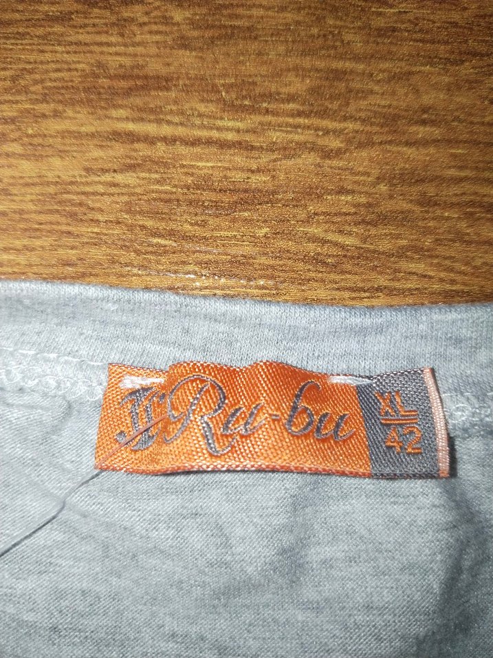 Kız Çocuk kadın Gri Kısa Kollu Baskılı Tişört - Görsel 2