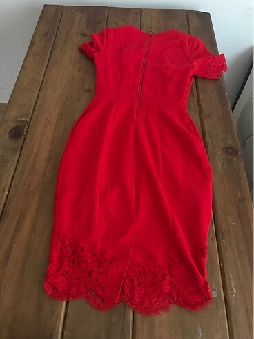 36 Beden H &M yırtmaçlı kısa elbise