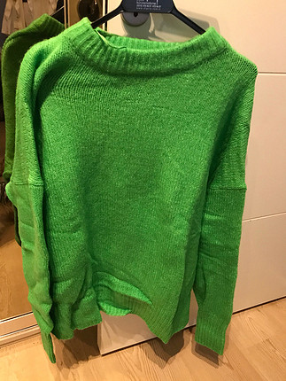 Zara yesil kazak 