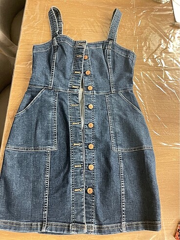 s Beden lacivert Renk H&M Divided kot elbise s beden
