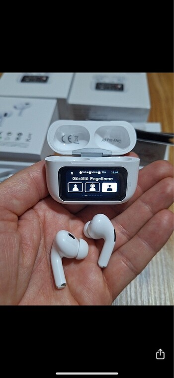 AİRPODS PRO 2 ANC DİJİTAL EKRAN İOS 17