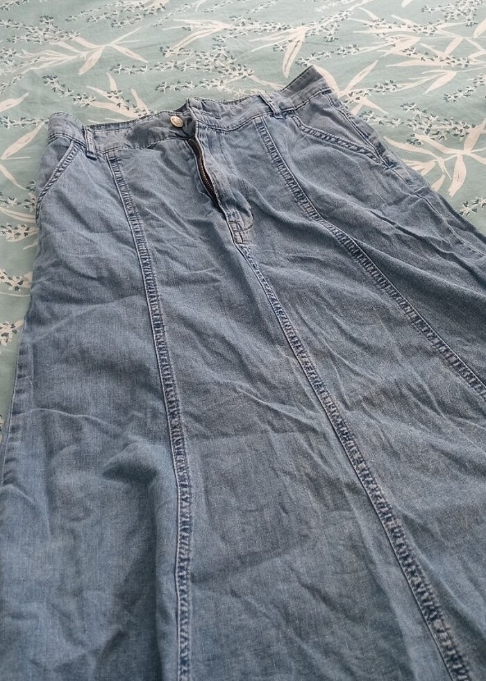 Denim etek - Görsel 3