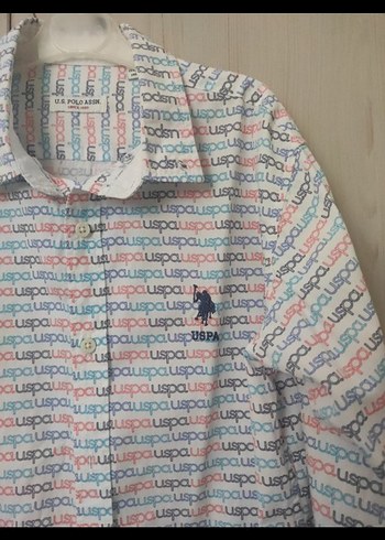11-12 Yaş Beden U.S. Polo Assn. Erkek Çocuk Çok Renkli Uzun Kollu Gömlek