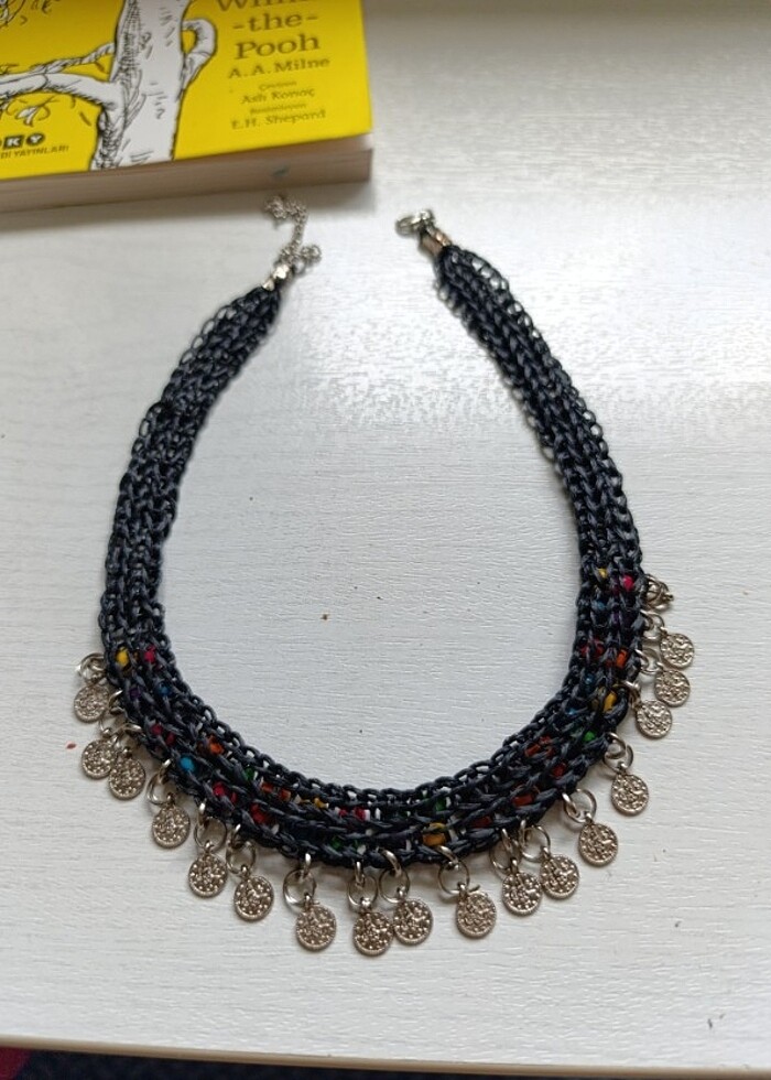 Etnik bohem otantik boncuklu kolye - Görsel 2